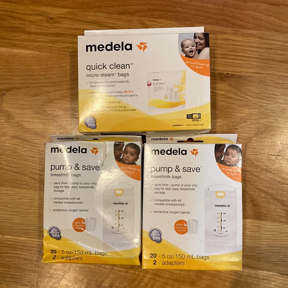 Medela Quick Clean Bags & Milk Storage Bags